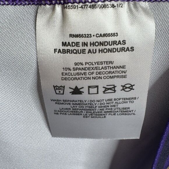 LSU Tigers Baseball Jersey Nike Dri-Fit Men’s Large Purple Yellow SEC NCAA - Picture 6 of 8